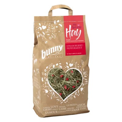 MY FAVORITE HAY FROM NATURE CONSERVATION MEADOWS STRAWBERRY-PEPPERMINT 100G