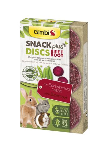 Gimbi Snack Plus Discs cékla 50g