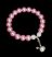 Nyuszis gyöngyház rózsaszín Tekla gyöngy karkötő